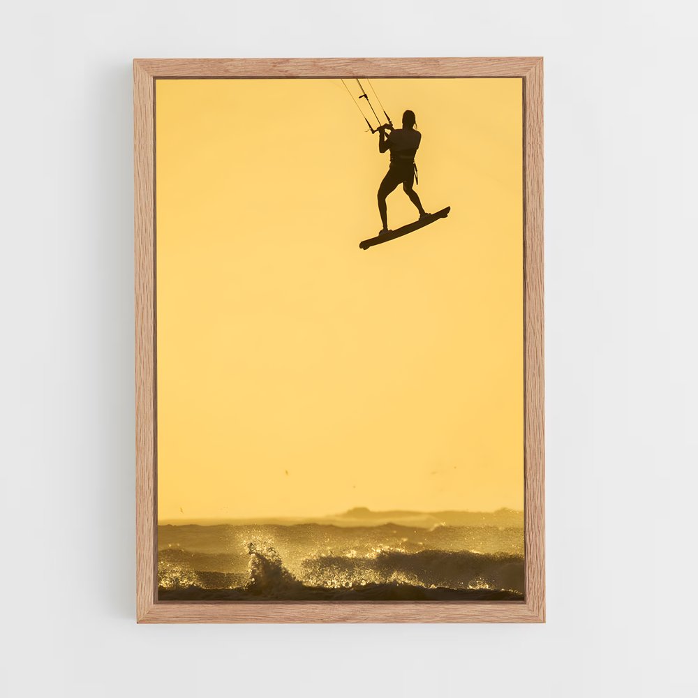Poster Parade Aquatique – affiche Kitesurf (vue 4)